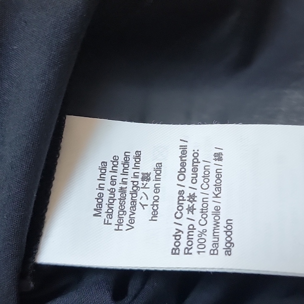 J. Crew Black Eyelet Lace-Trim Button Front Blouse - Picture 8 of 12